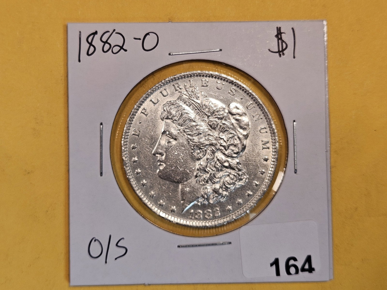 VARIETY! 1882-O/S Morgan Dollar in Brilliant About Uncirculated plus (1 of 3)