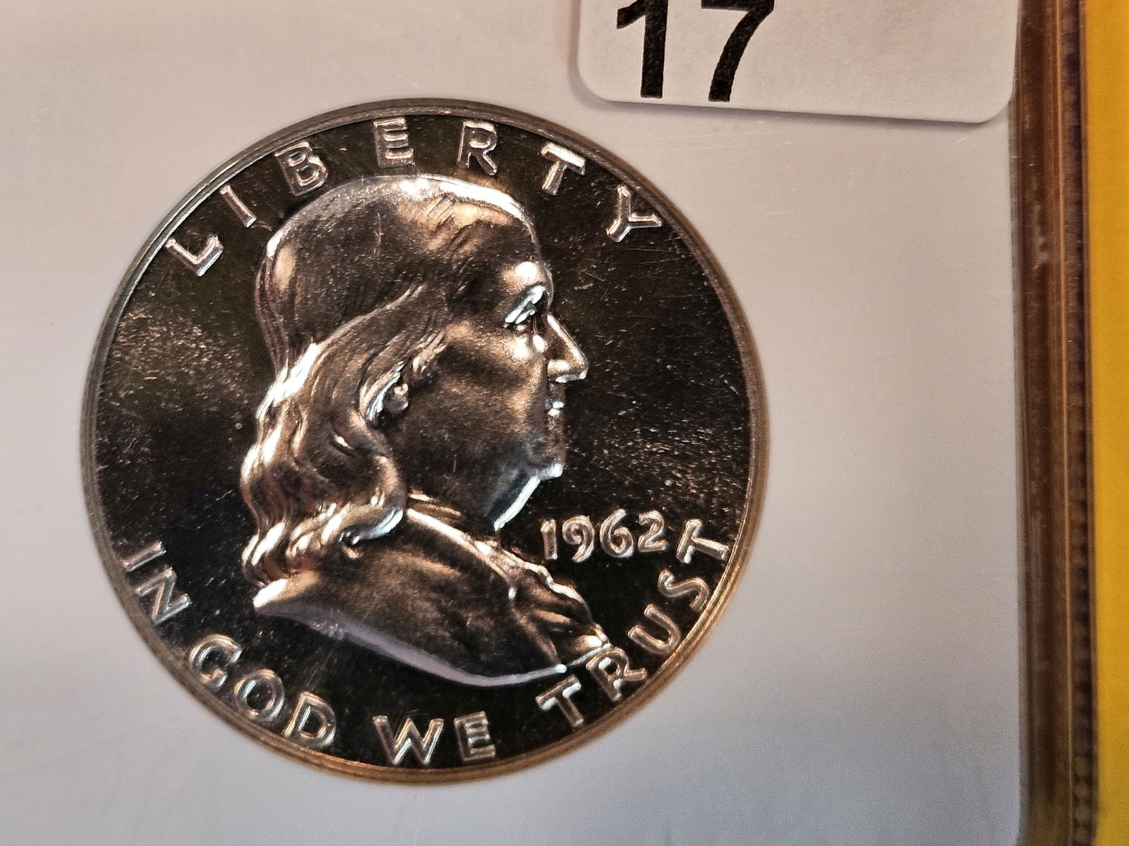 Superb Gem! NGC 1962 Franklin silver Half Dollar (1 of 3)