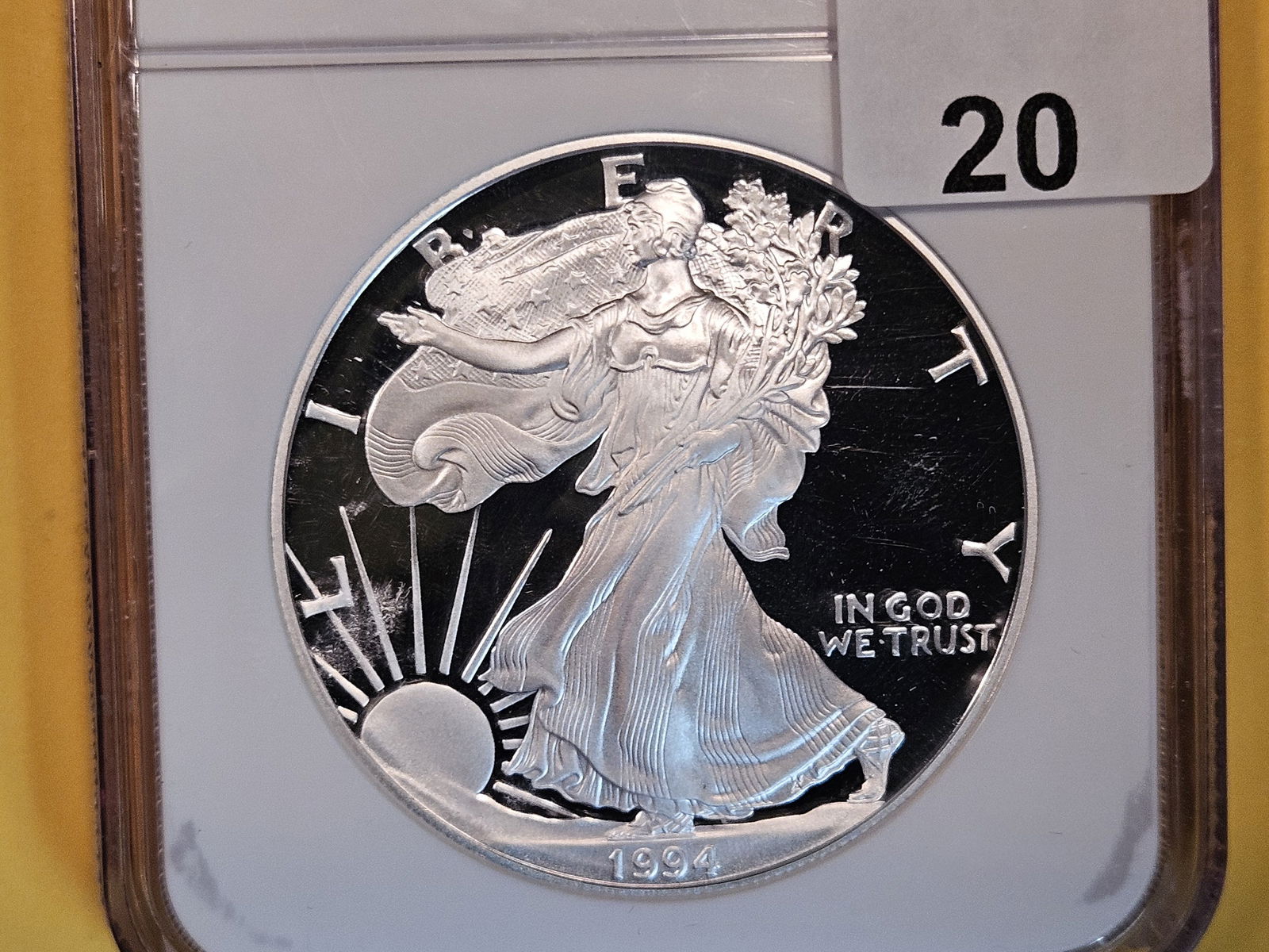 * Semi-key NGC 1994-P American Silver Eagle in Proof 69 Ultra Cameo (1 of 3)