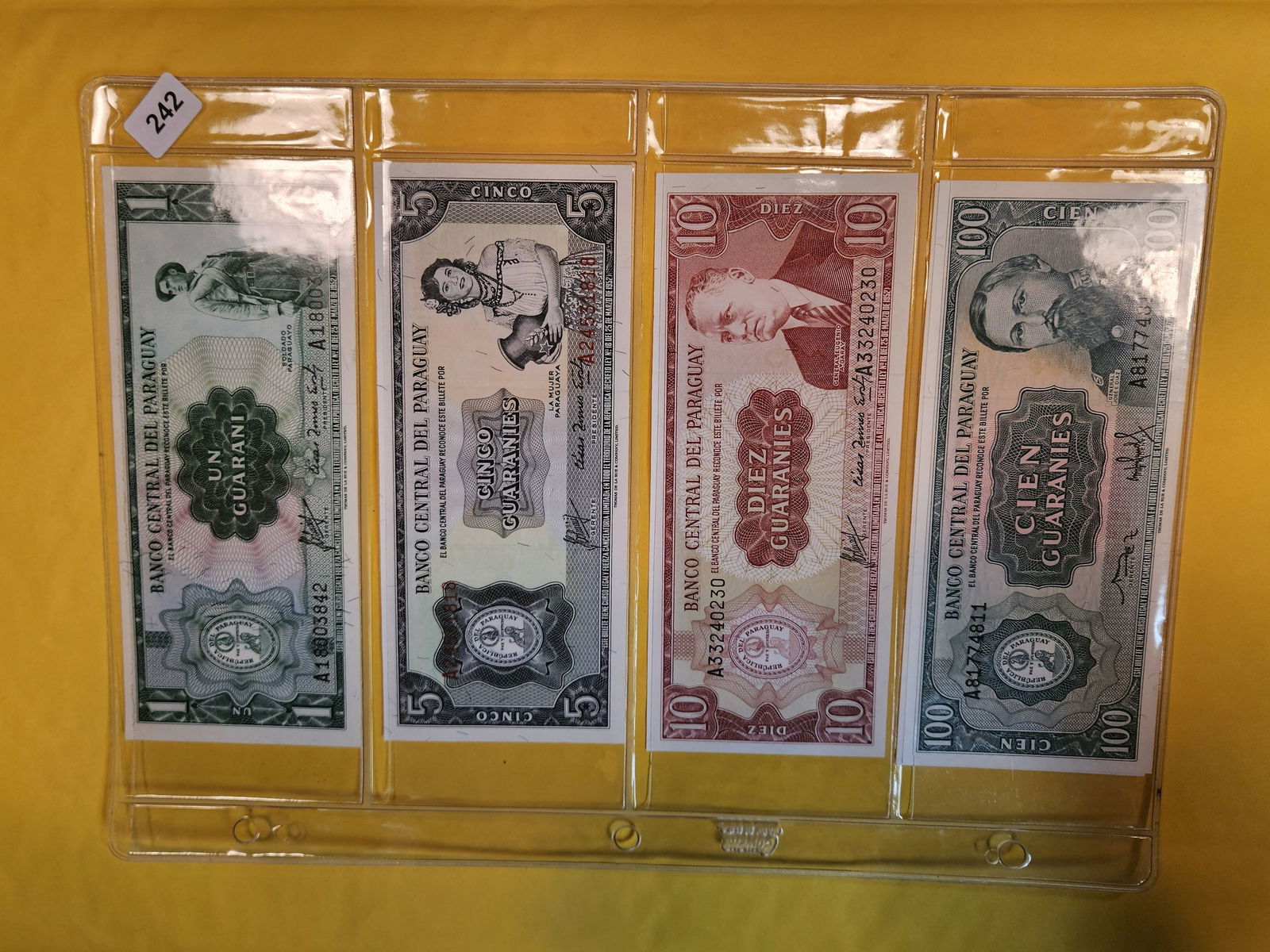 Thirty-four mixed Crisp Uncirculated notes from South of the Border (1 of 16)