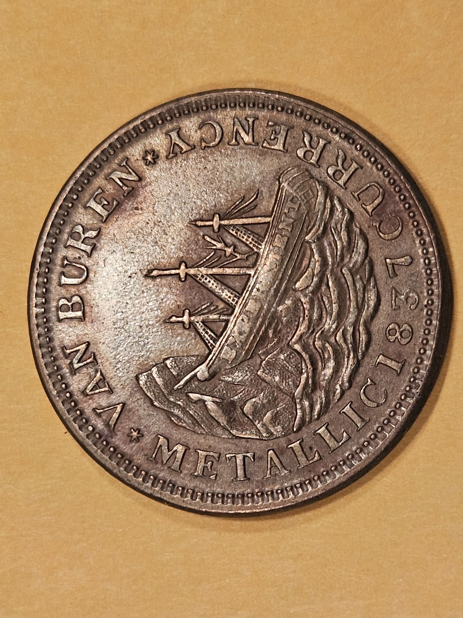 1841 Hard Times Token in About Uncirculated (1 of 3)