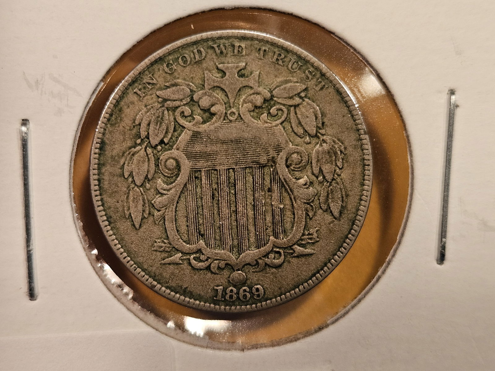 1869 Shield Nickel (1 of 3)