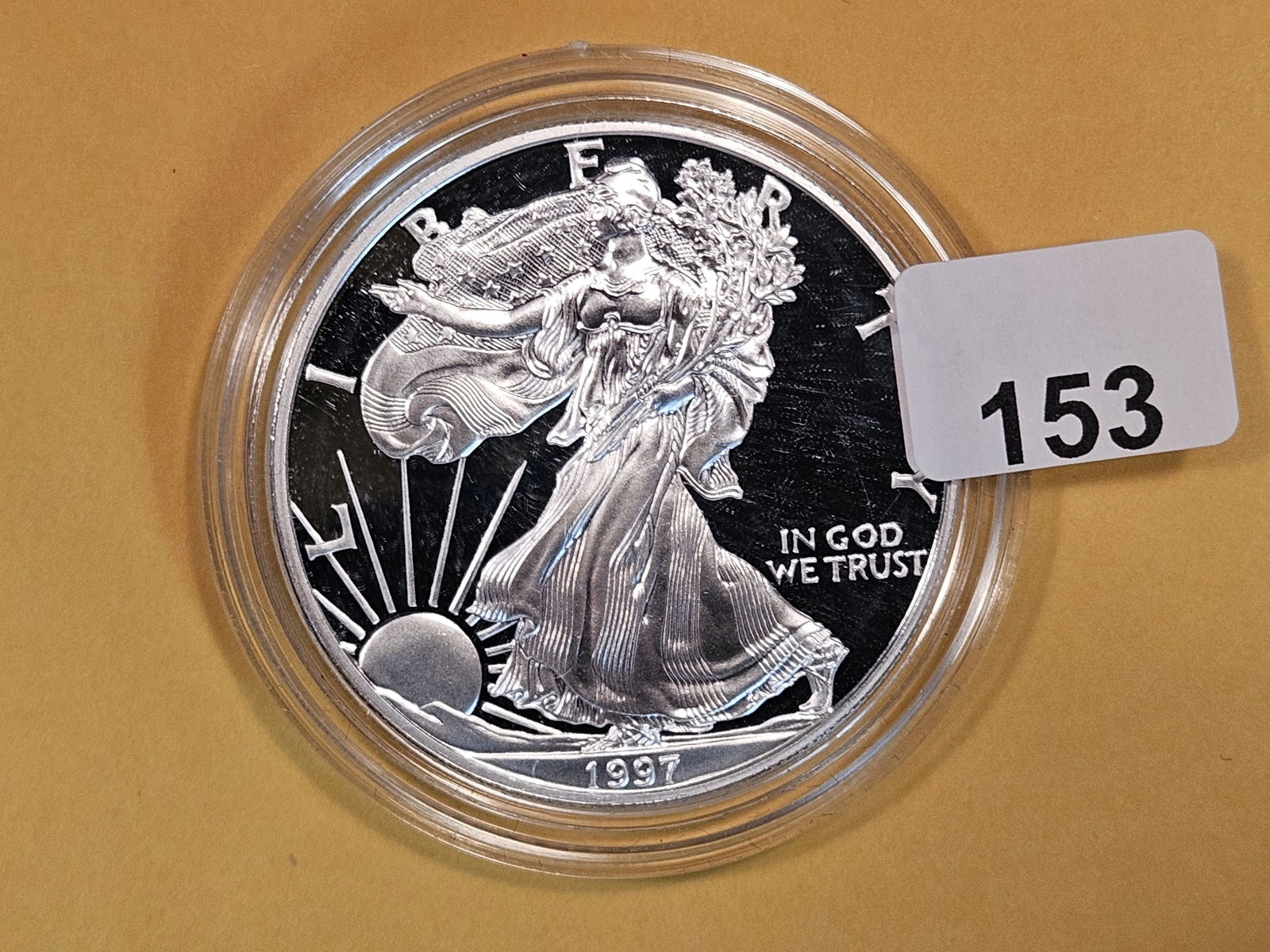 GEM Proof Deep Cameo 1997 American Silver Eagle (1 of 2)