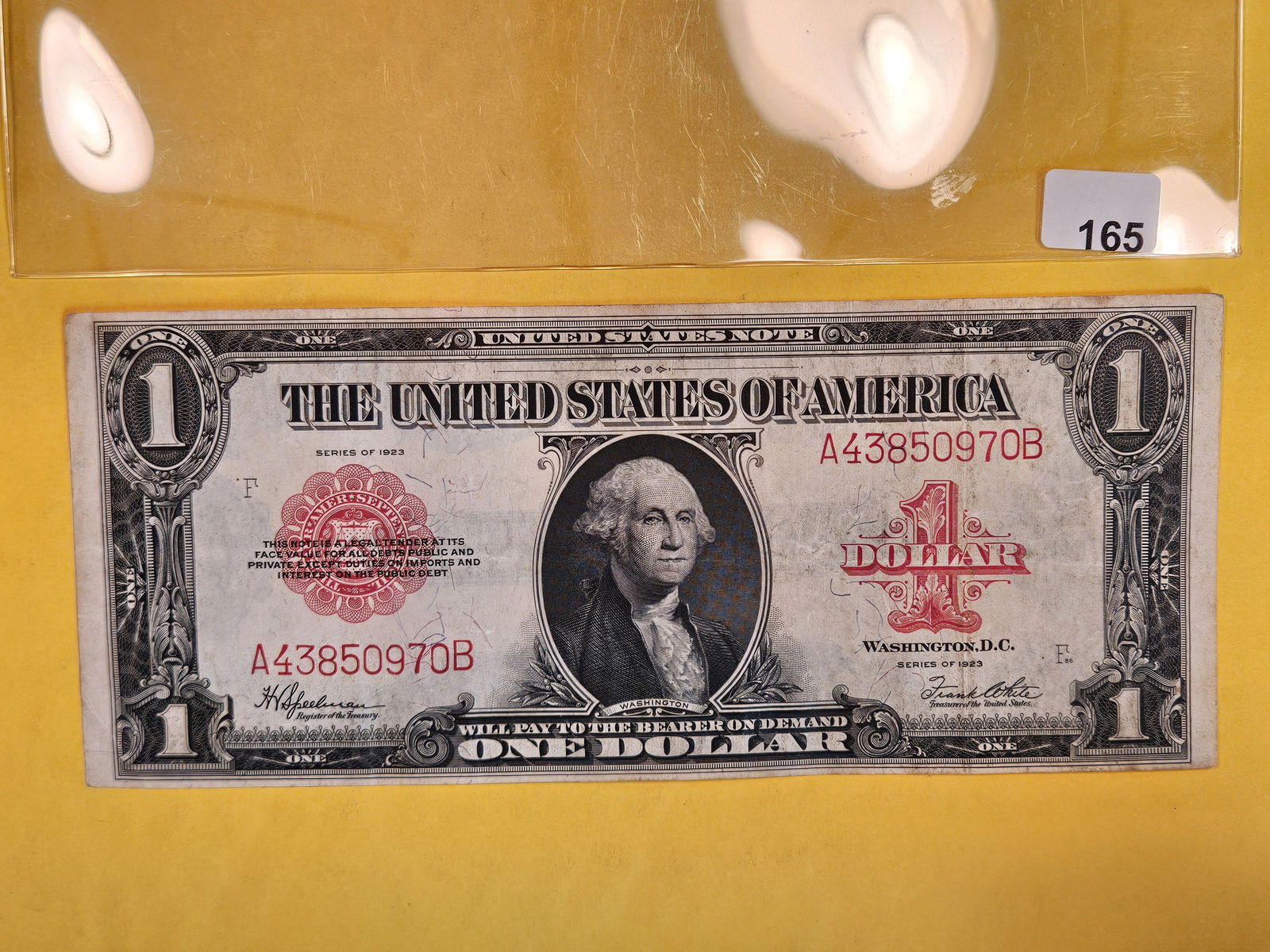 Series of 1923 One Dollar Large Size US Note (1 of 5)