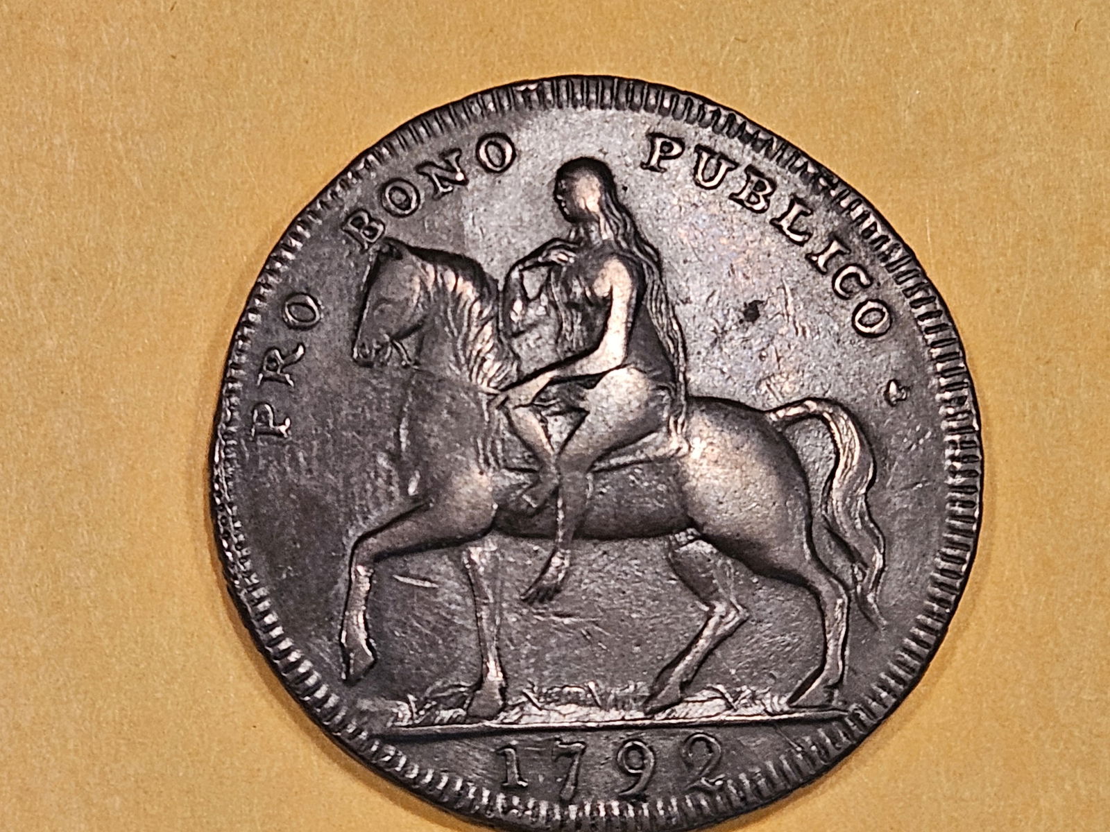 1792 British Token coventry halfpenny (1 of 3)