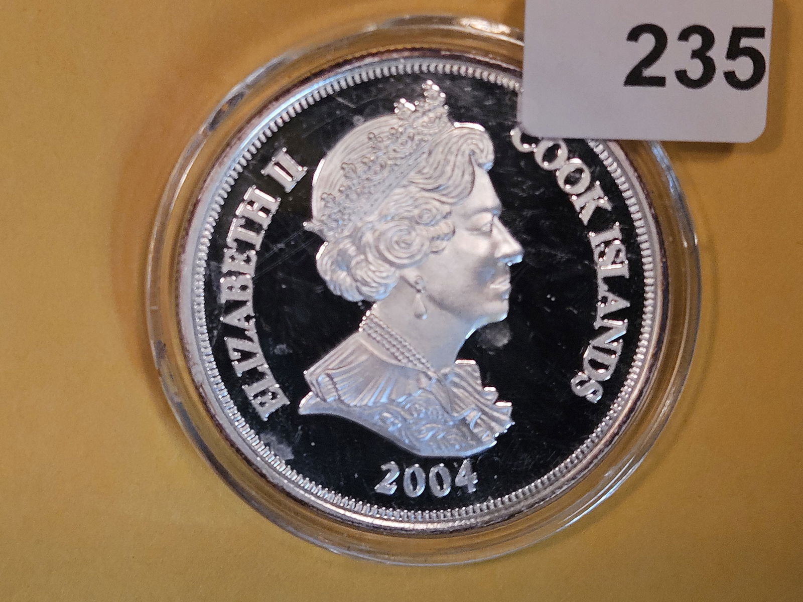 Gem Proof Deep Cameo 2004 Cook Islands Silver Dollar (1 of 2)