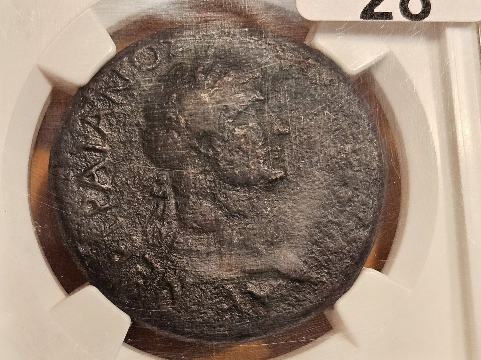 ANCIENT! NGC Koinon of Galatia in Fine: Strike: 4/5. Surface: 3/5. Trajan. AD 98 - 117. AE 32. 25.12 grams
