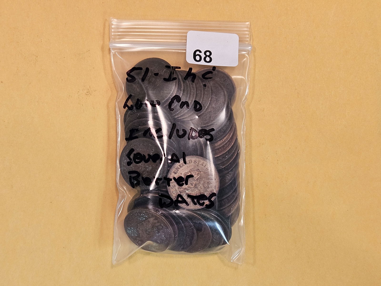 Fifty-One Indian Cents (1 of 2)