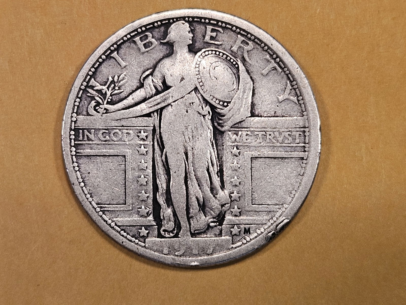 Little better 1917 Type 1 Standing Liberty Quarter (1 of 3)