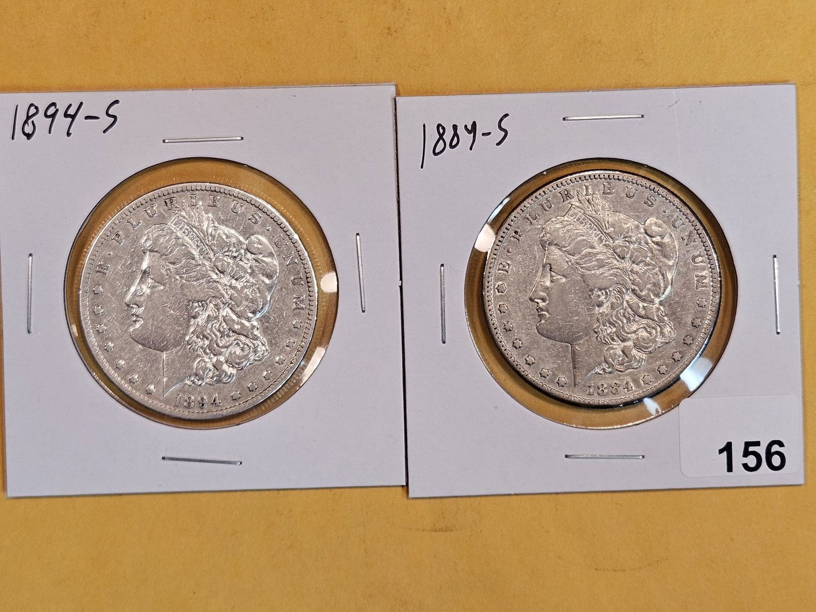 Two Better date Morgan Silver Dollars (1 of 2)