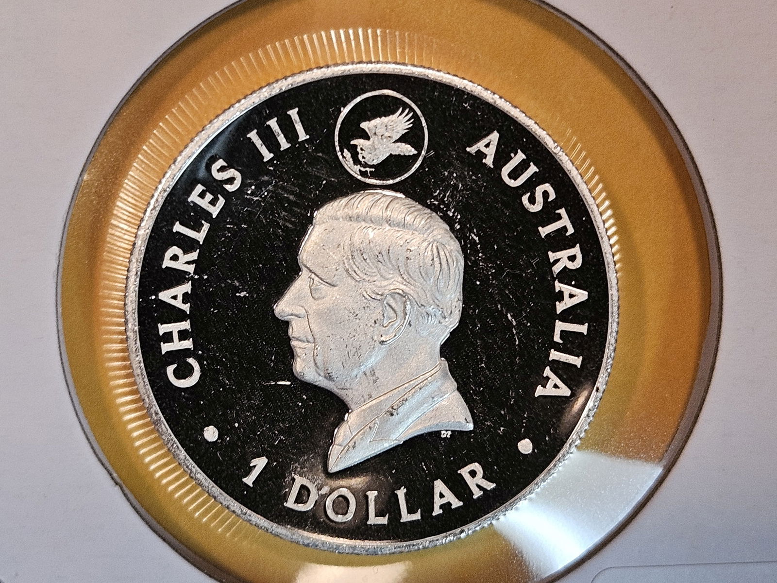 GEM 2024 Australia silver gold-gilt One Dollar (1 of 5)