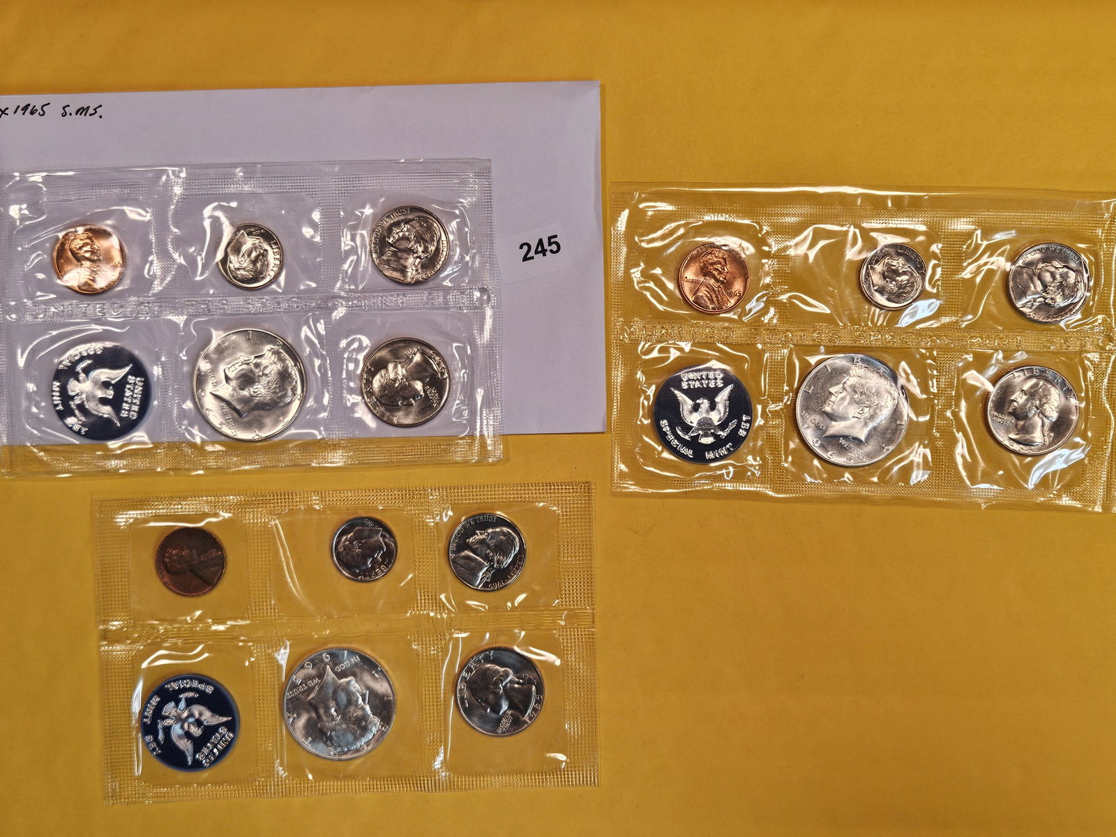 Three US SILVER Sets in original blister packs (1 of 2)