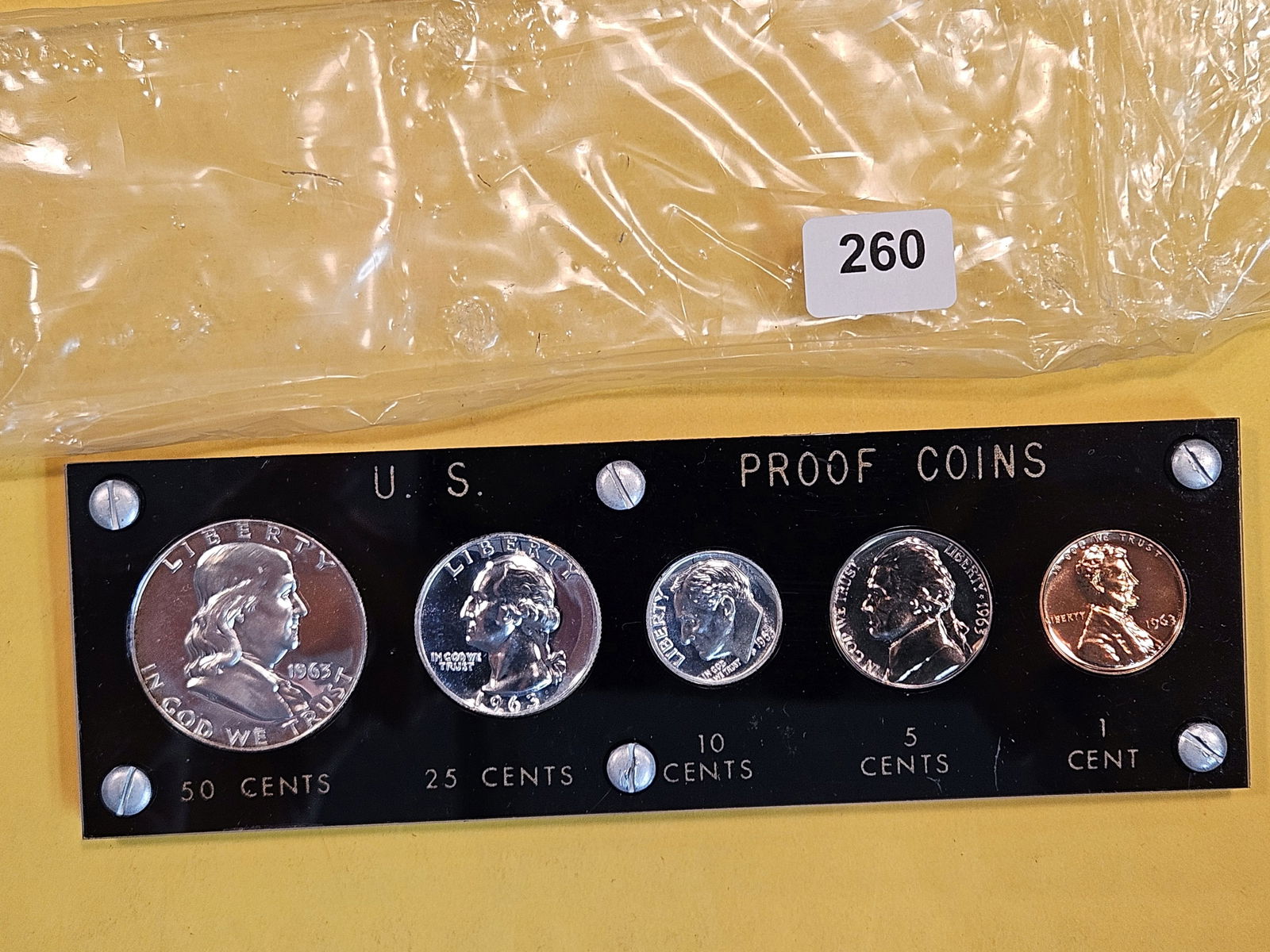 GEM 1963 US Silver Proof Set (1 of 8)