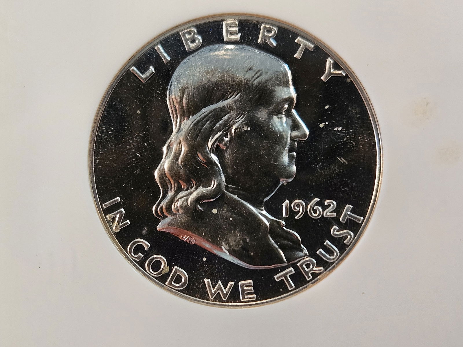 SUPERB GEM! NGC 1962 Franklin Silver Half Dollar in Proof 67 (1 of 4)