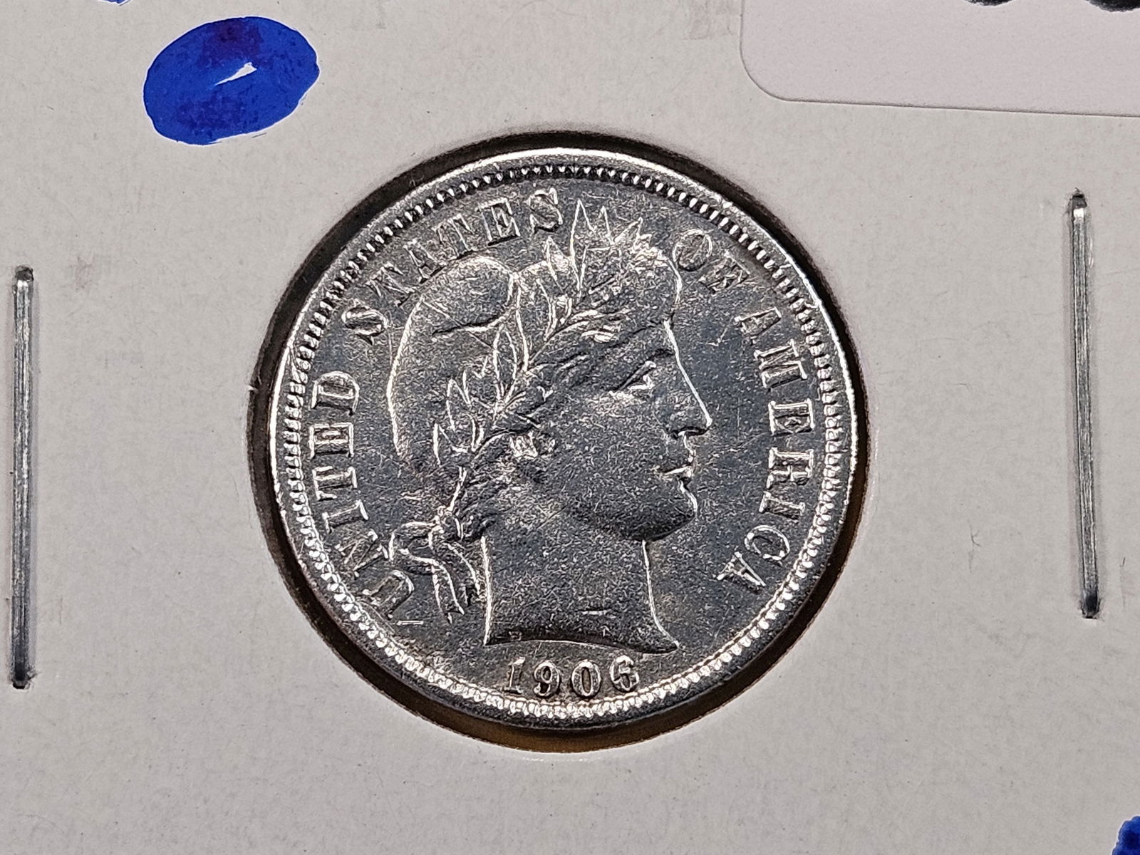 1906-O Barber Silver Dime (1 of 4)