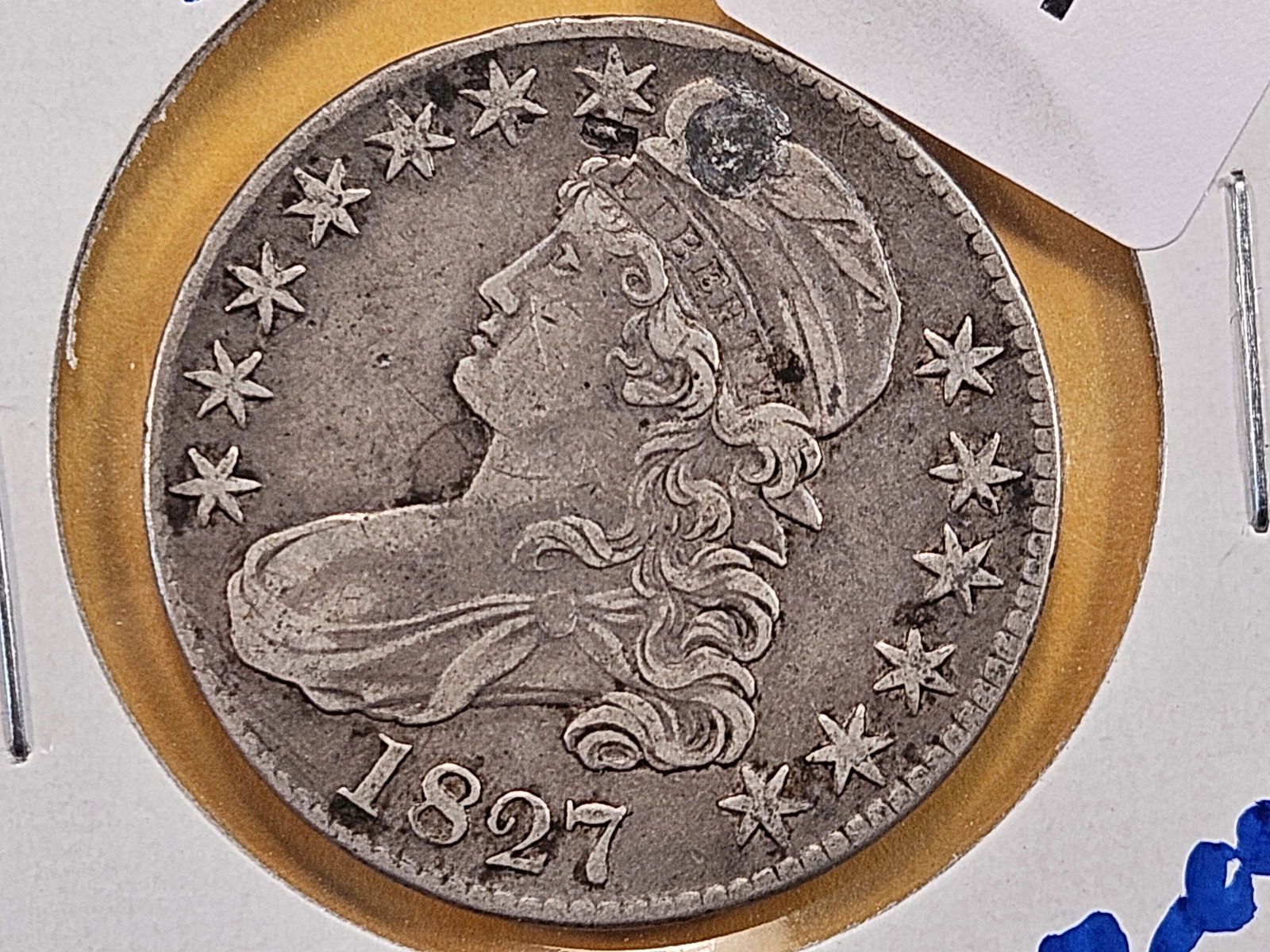 1827 Capped Bust Silver Half Dollar (1 of 4)