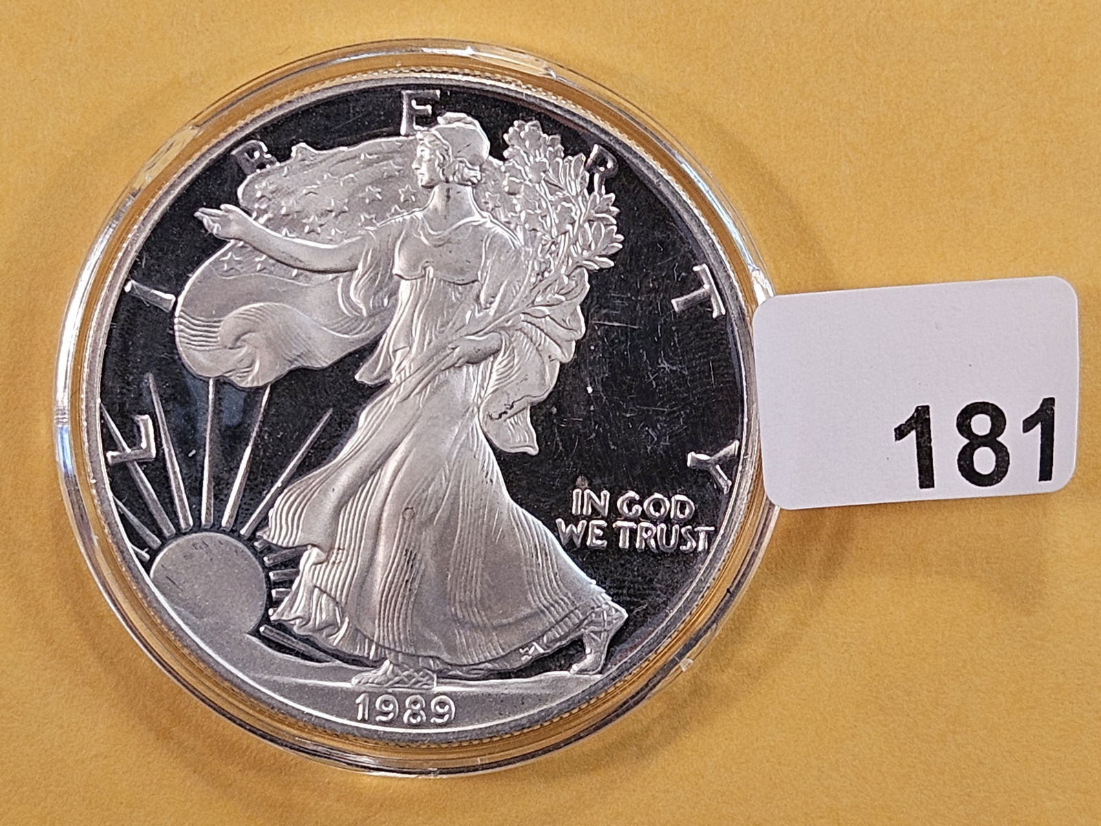 GEM Proof American Silver Eagle (1 of 2)