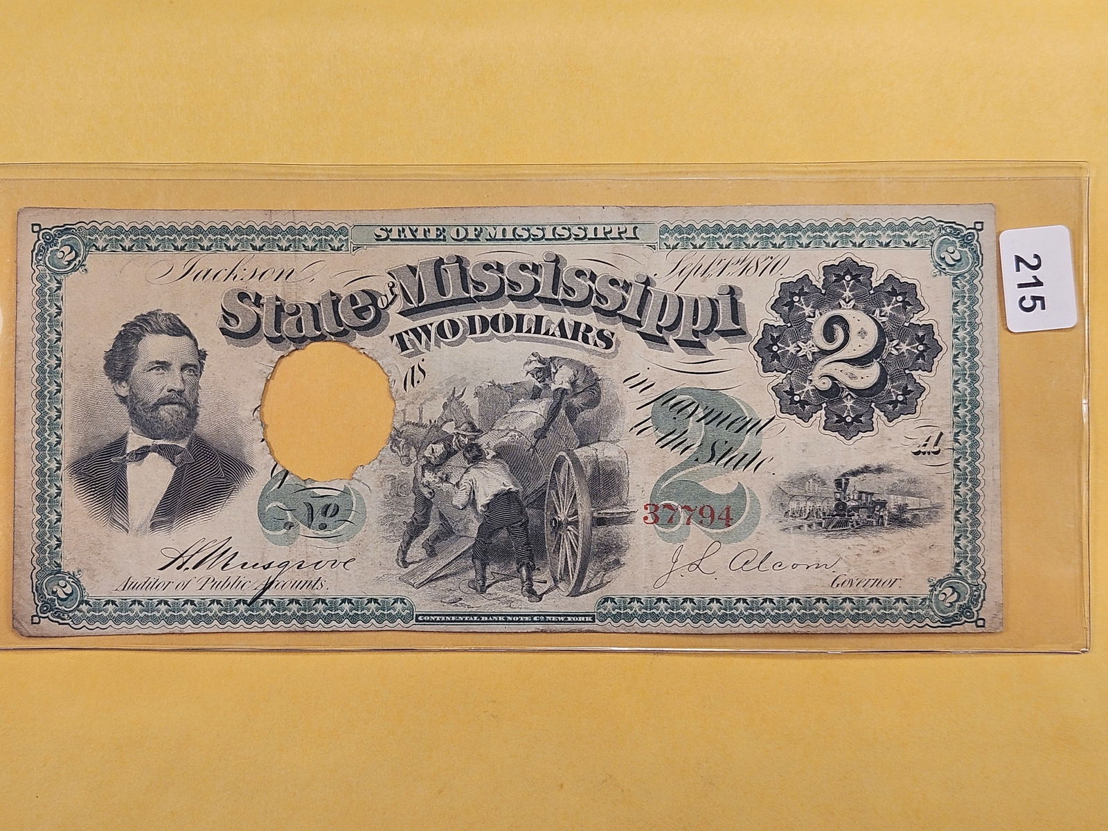 Series 1870 United States Two Dollar Note (1 of 2)