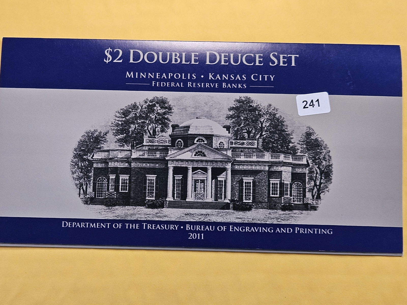 2011 Double Deuce Set from Bureau of Engraving and Printing (1 of 2)