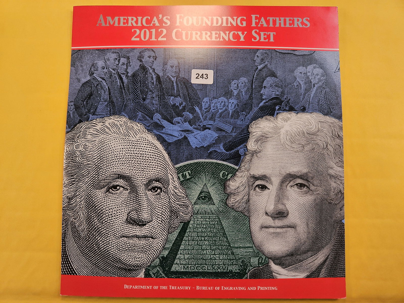 America's Founding Fathers 2012 Currency Set from Bureau of Engraving and Printing (1 of 3)