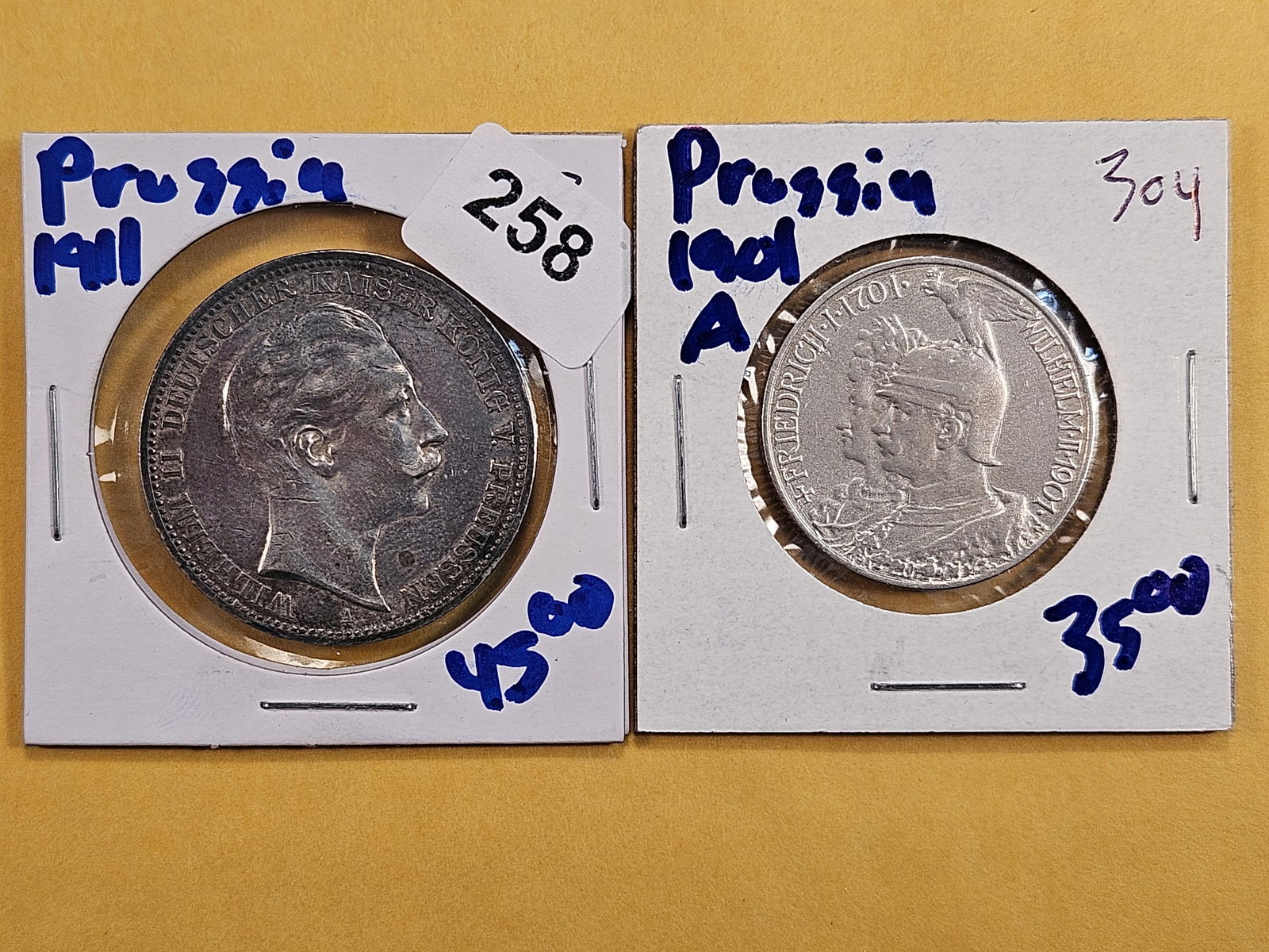 Two Silver Coins from Prussia (1 of 6)