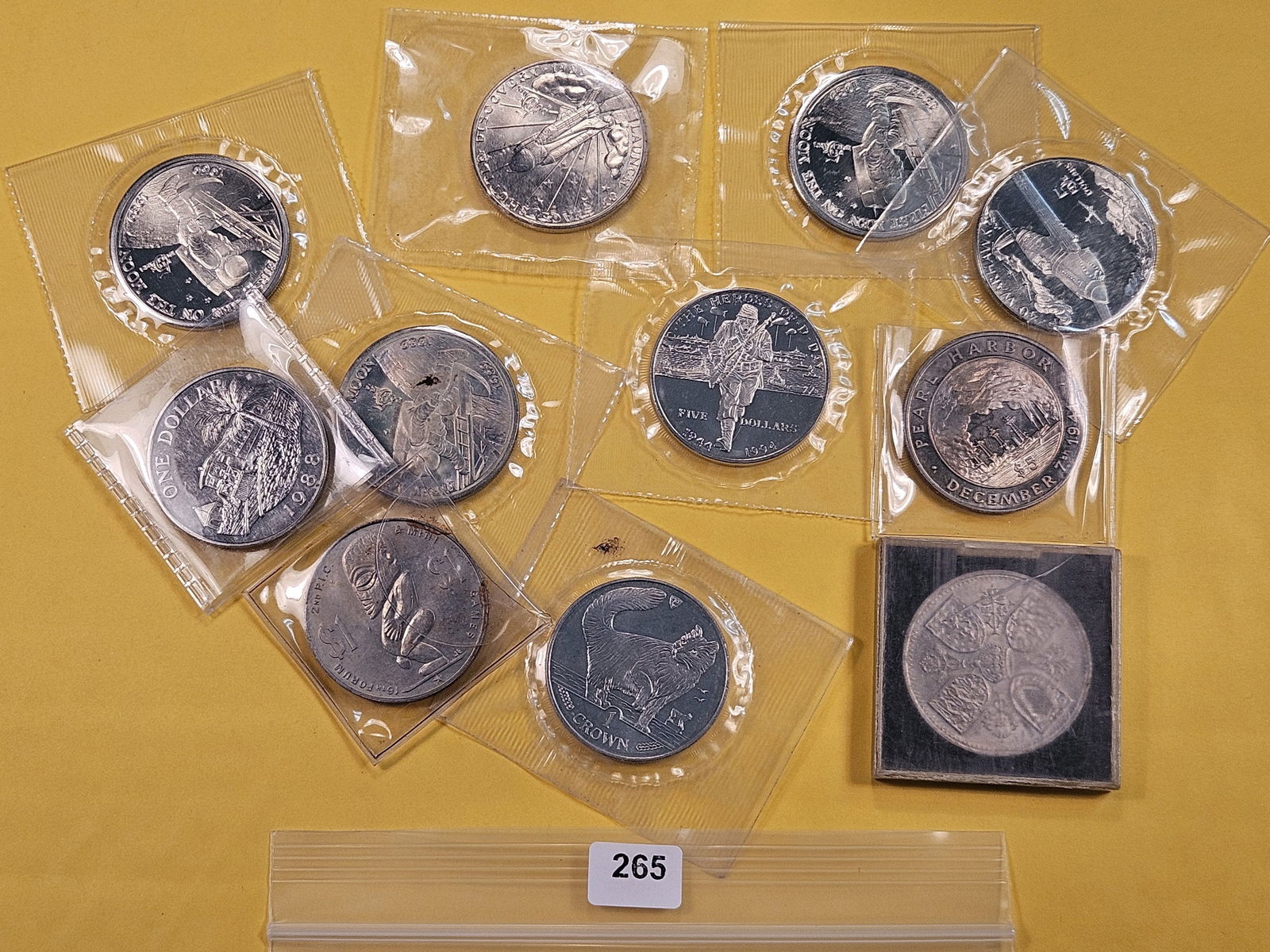 Eleven Mixed Foreign Coins (1 of 3)