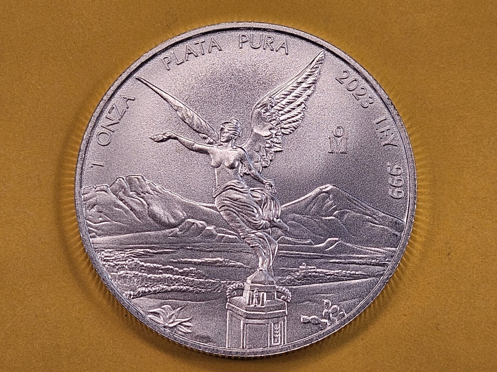 GEM Brilliant Uncirculated 2023 Mexico Silver Onza: Libertad