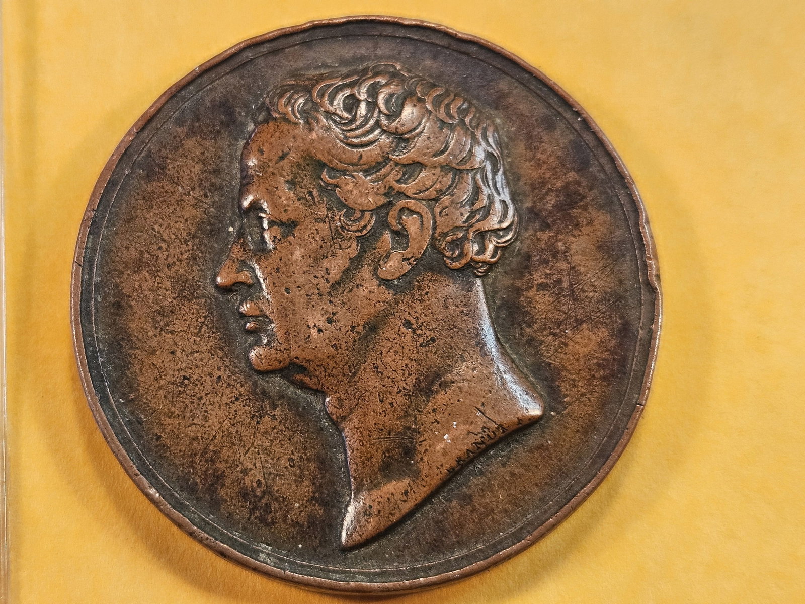 1840 Bronze Commemorative Medal: Created by Heinrich Franz Brandt to honor the death of king Friedrich Wilhelm. This was the first medalist of the royal mint of berlin