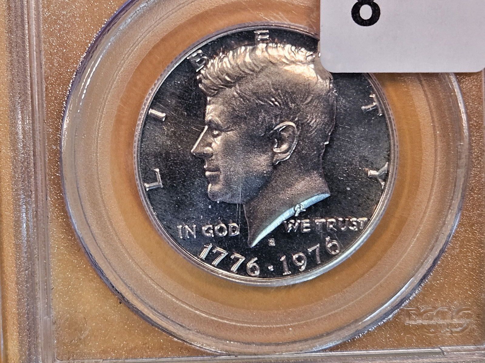 PCGS 1976-S SILVER Kennedy half Dollar in Proof 69 Deep Cameo (1 of 3)