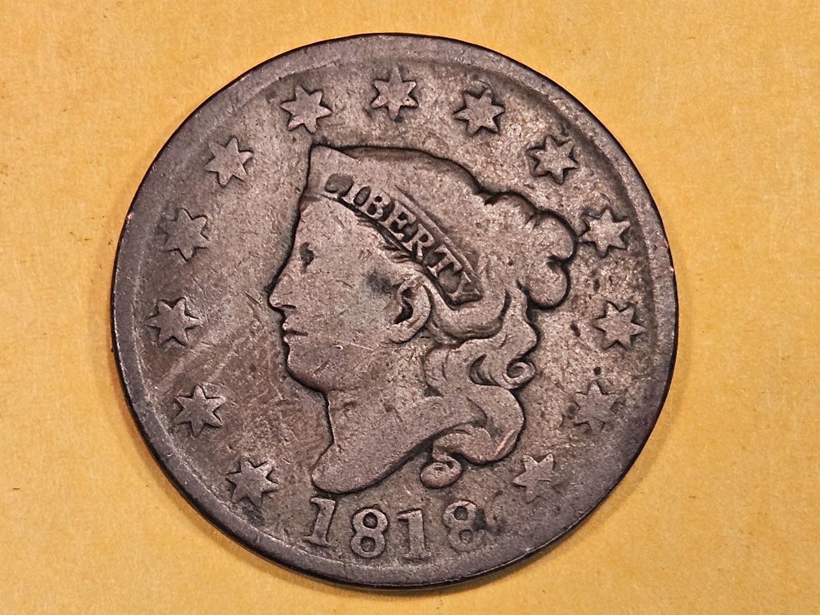 1818 Coronet Head Large Cent (1 of 3)