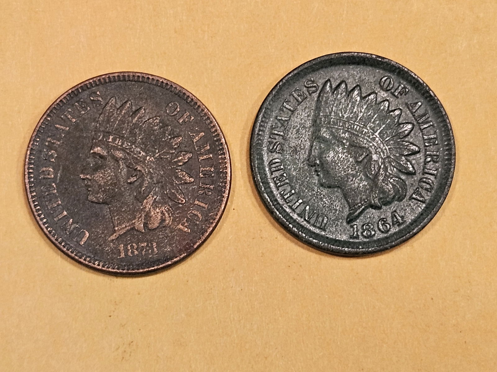 Two Better Date Indian Cents in About Uncirculated - details (1 of 5)