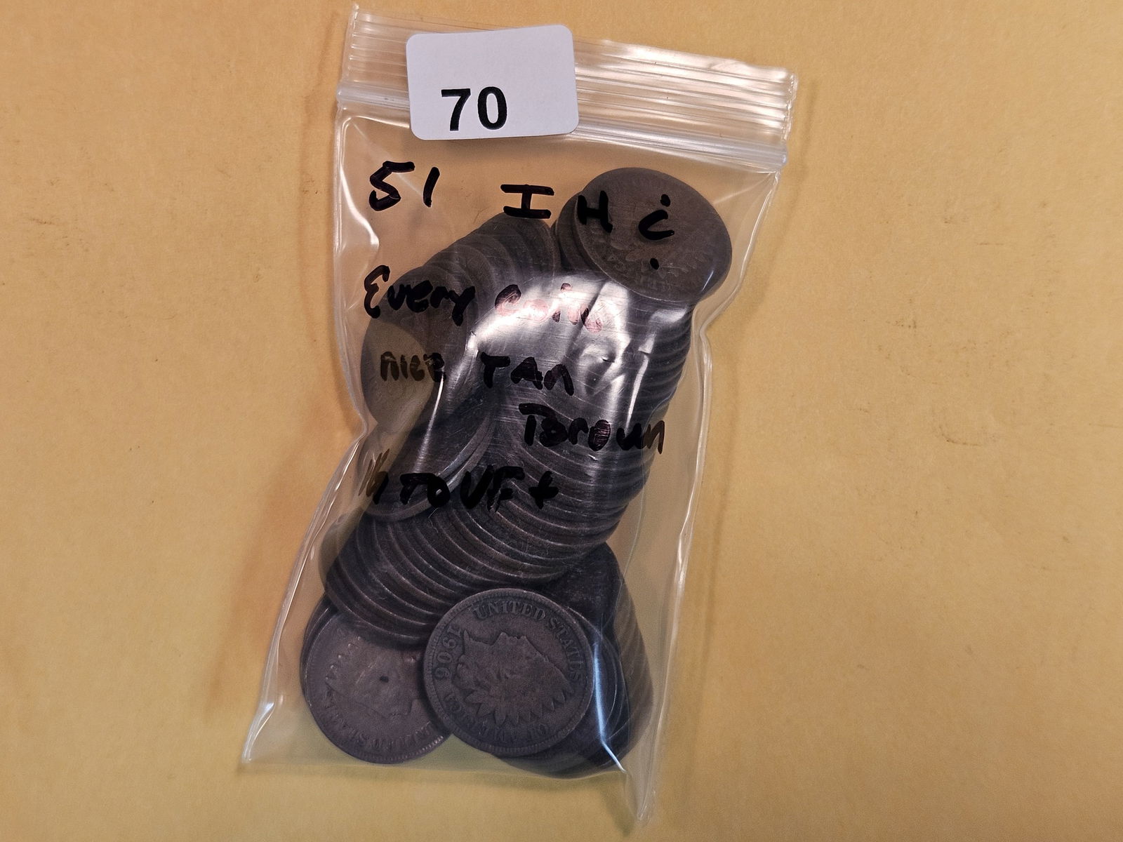 Fifty-One Indian Cents (1 of 2)