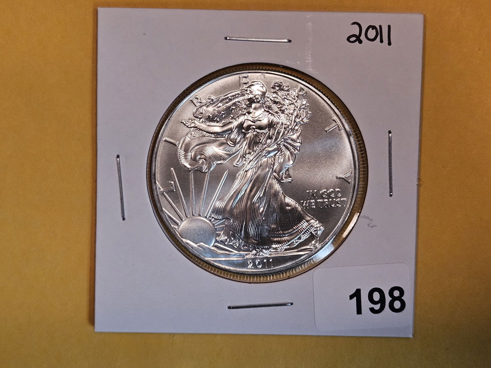 GEM Brilliant Uncirculated 2011 American Silver Eagle (1 of 2)