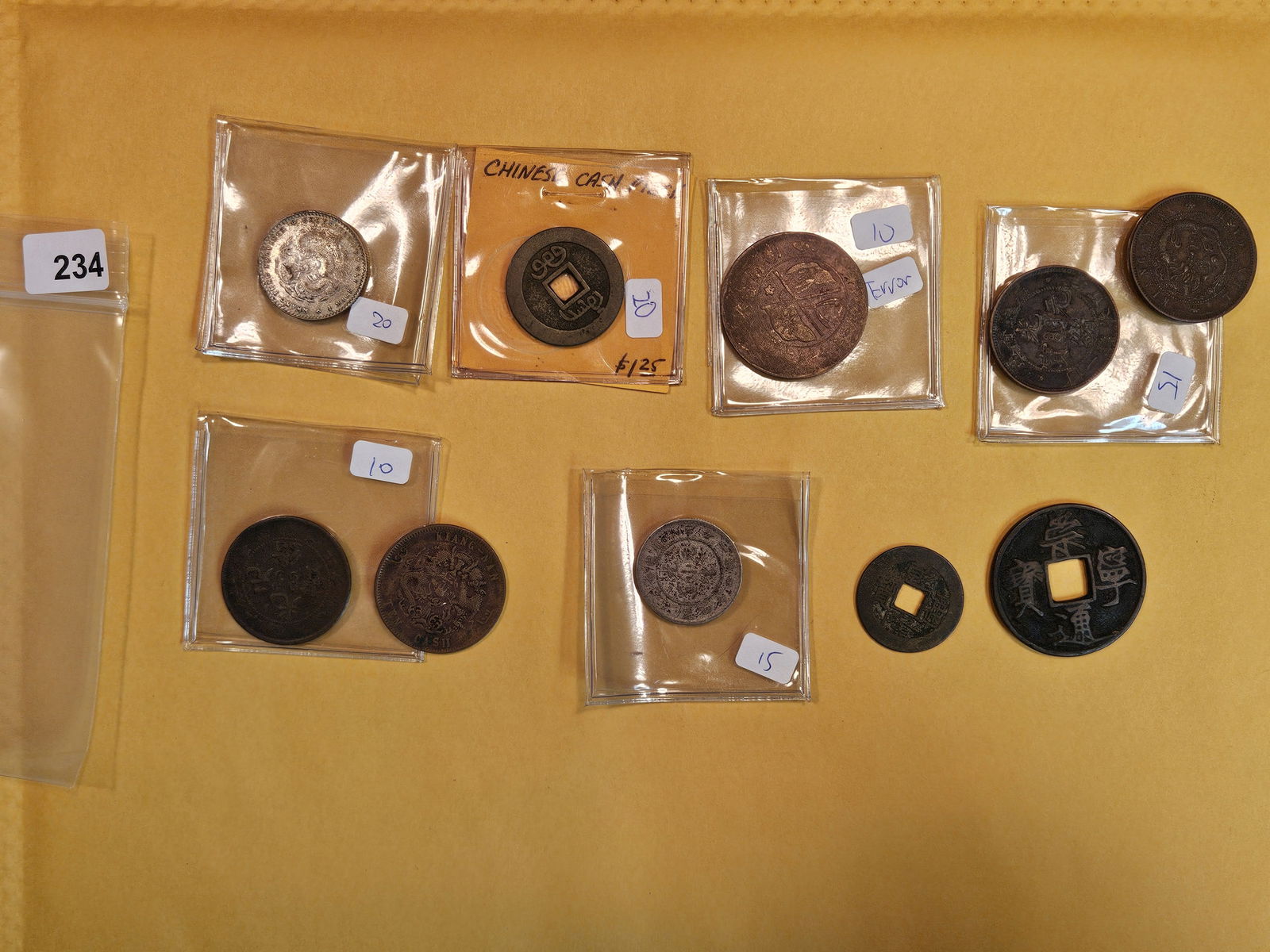 Ten mixed Asian Coins (1 of 9)
