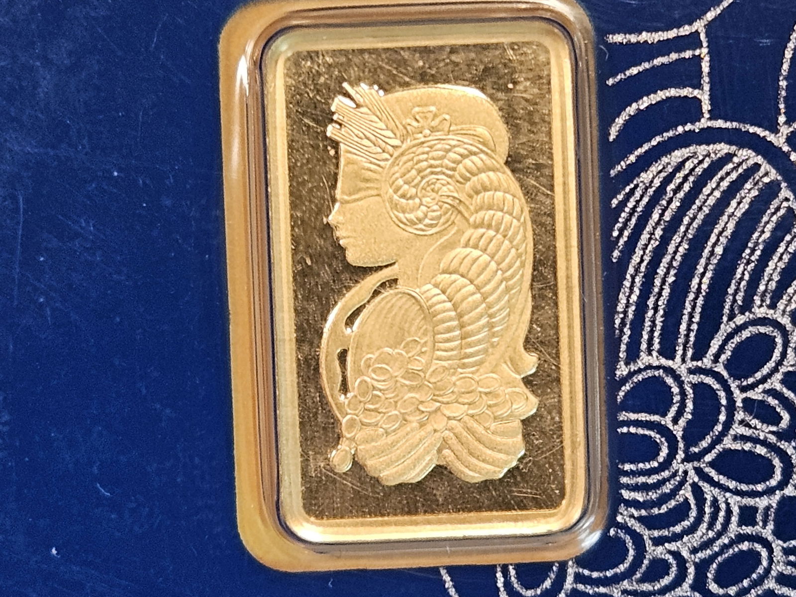 GOLD! PAMP SUISSE Five Gram .9999 fine gold bar (1 of 3)