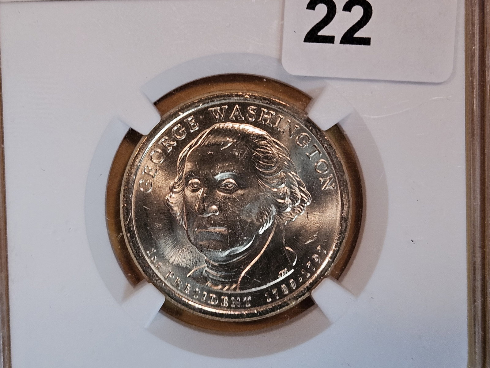 MINT ERROR! NGC 2007 Presidential Dollar in Choice Uncirculated (1 of 5)