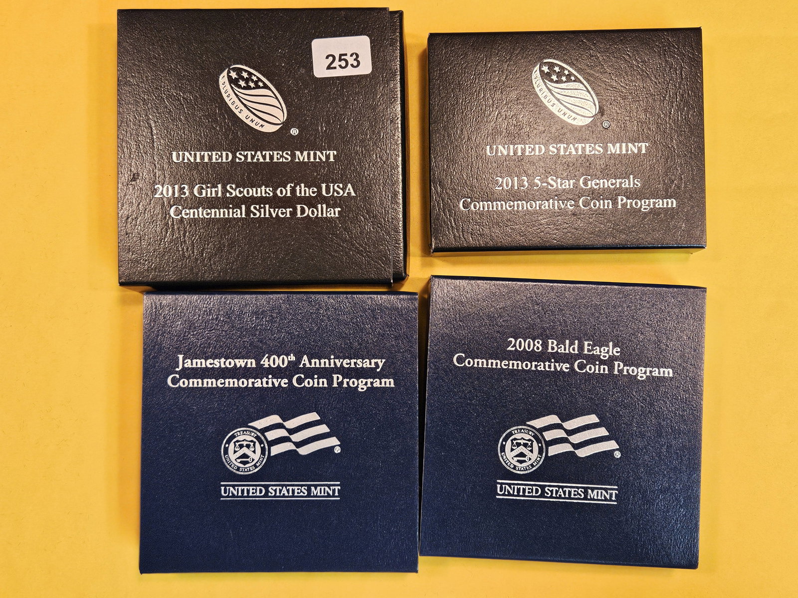 Four US Mint Commemorative coins in OGP (1 of 5)