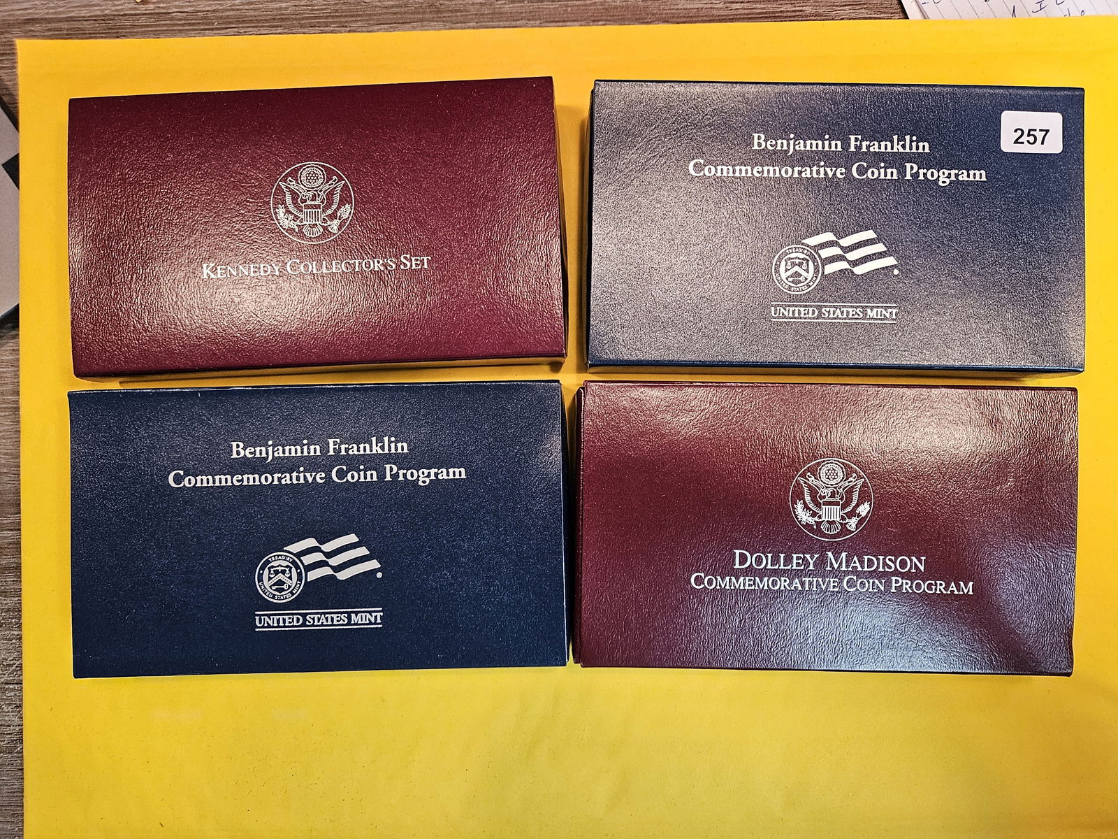 Four different US Silver Mint Type-sets (1 of 6)