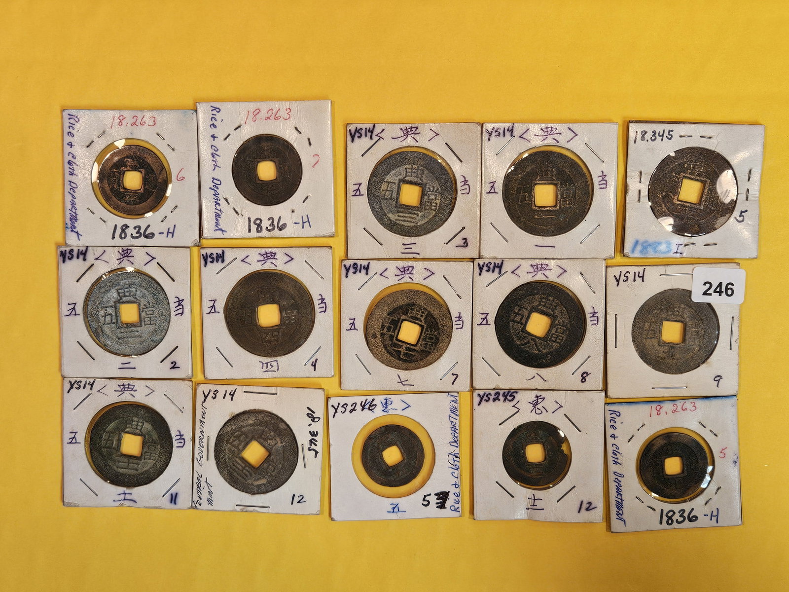 Fifteen mixed Asian coins (1 of 8)