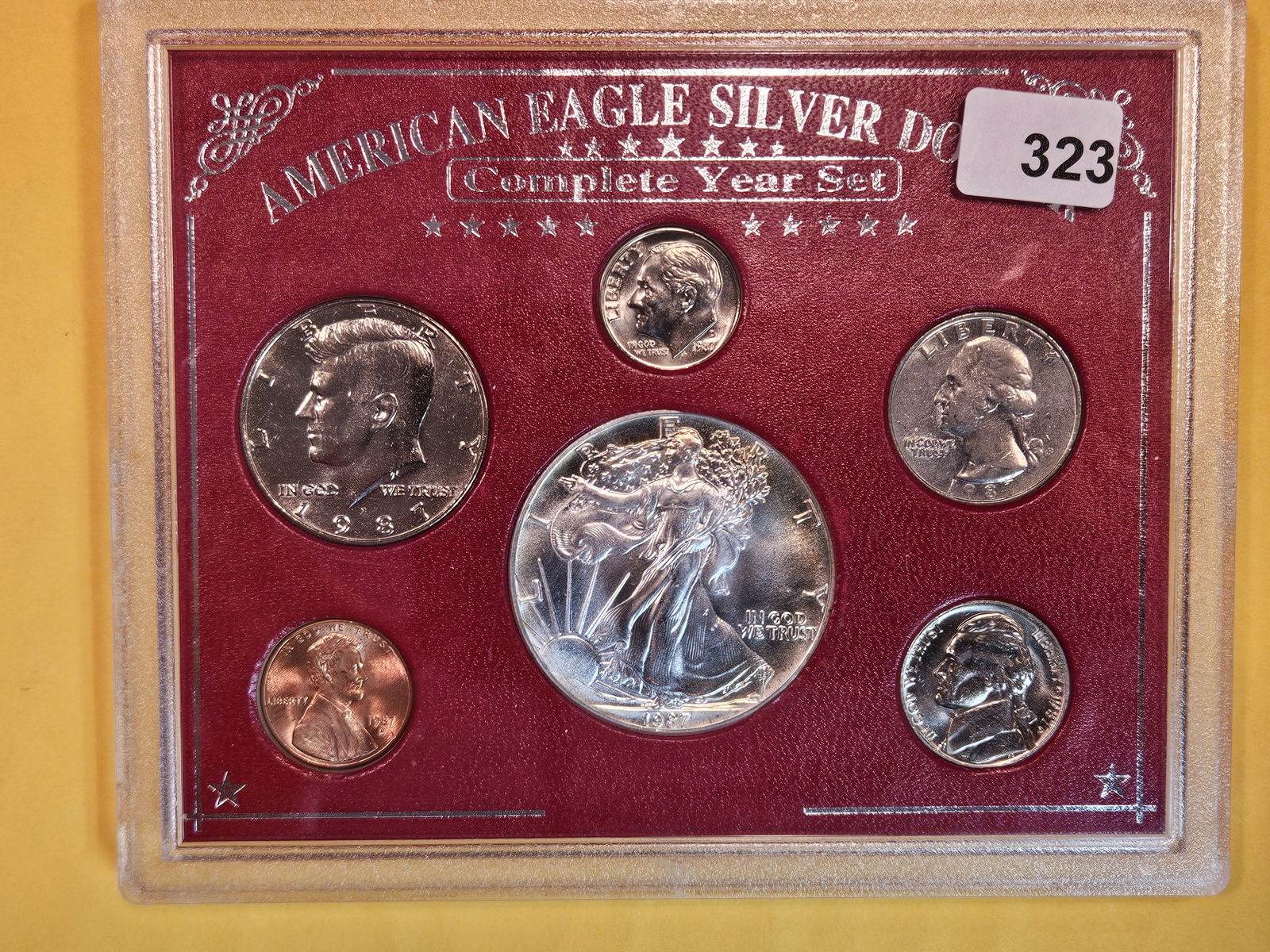 Brilliant Uncirculated 1987 US Coin Set (1 of 3)