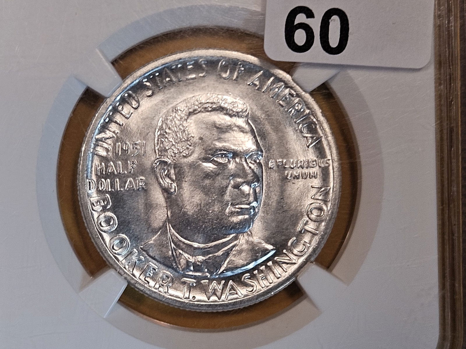GEM! NGC 1951 Commemorative silver Half Dollar in Mint State 65 (1 of 4)