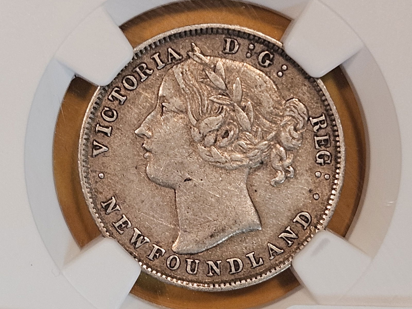 NGC 1894 Newfoundland 20 cents in Extra Fine - 40 (1 of 4)