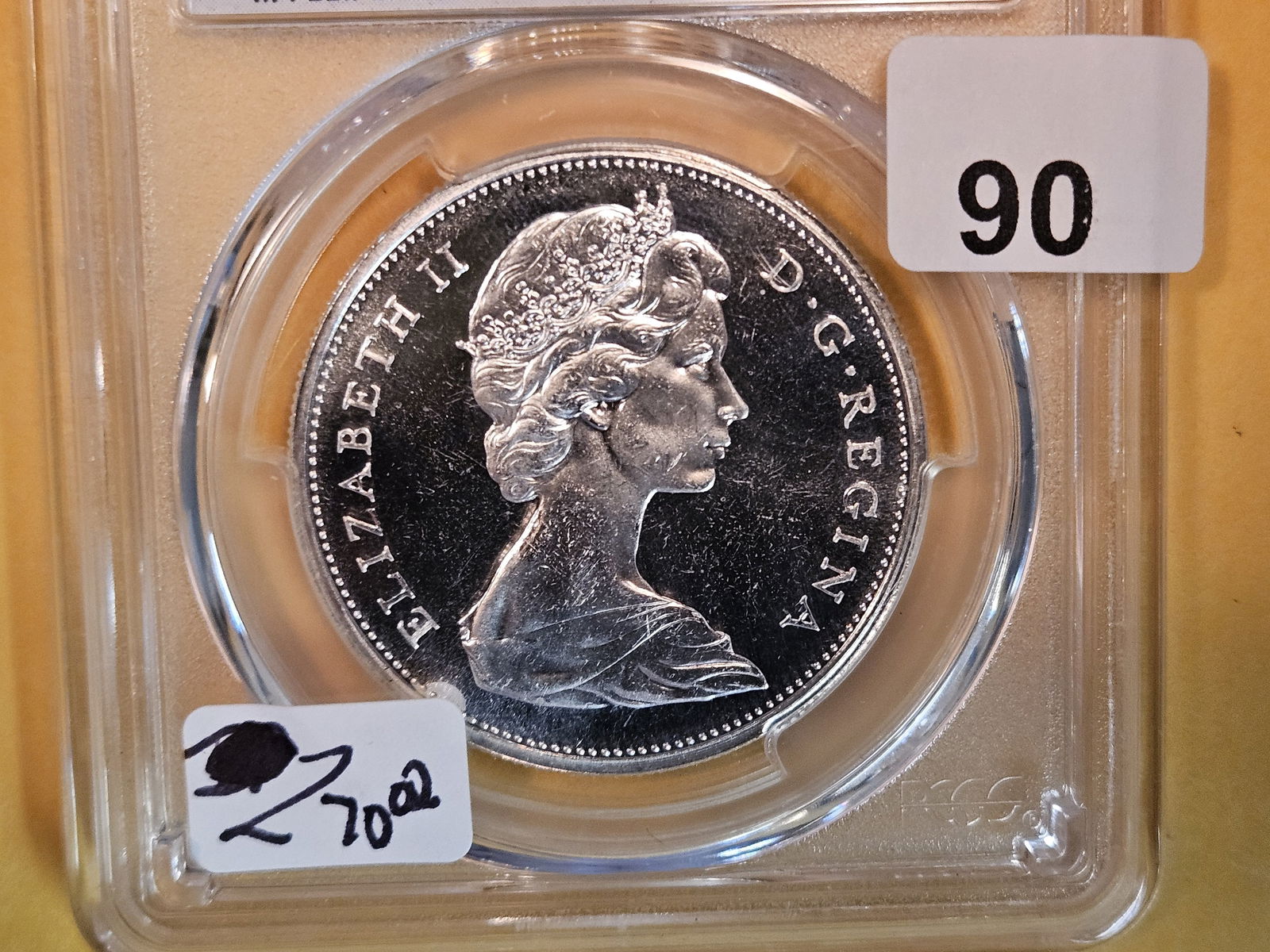 GEM! PCGS 1965 Canada Silver Dollar in Prooflike 66 (1 of 3)