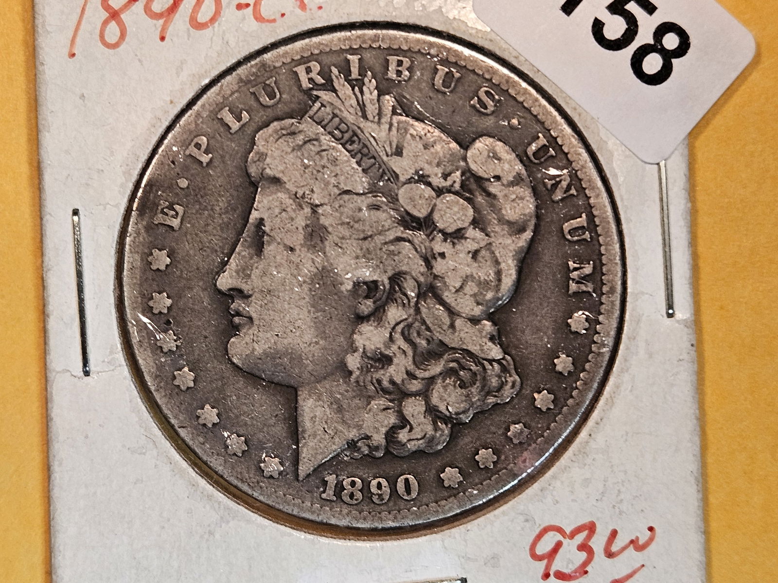** KEY DATE ** 1890-CC Morgan Dollar (1 of 4)