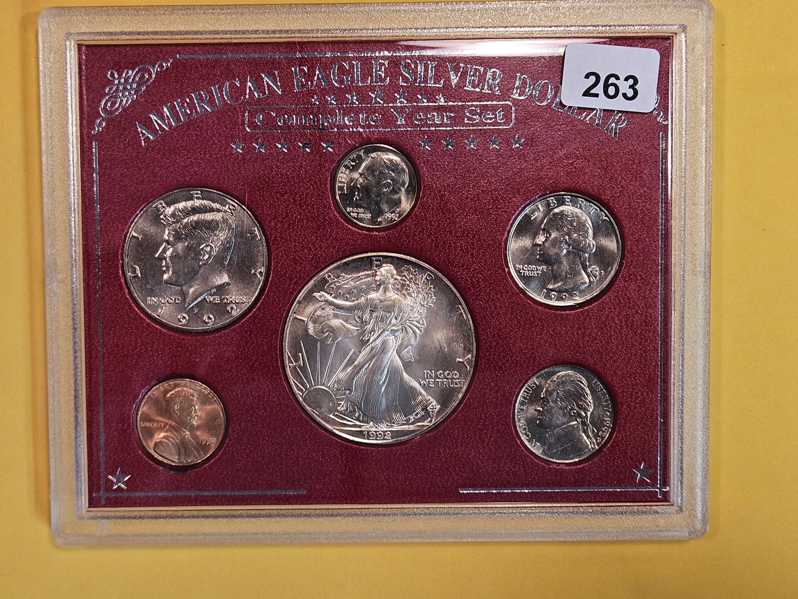 American Eagle Silver Dollar Complete Year Set (1 of 5)