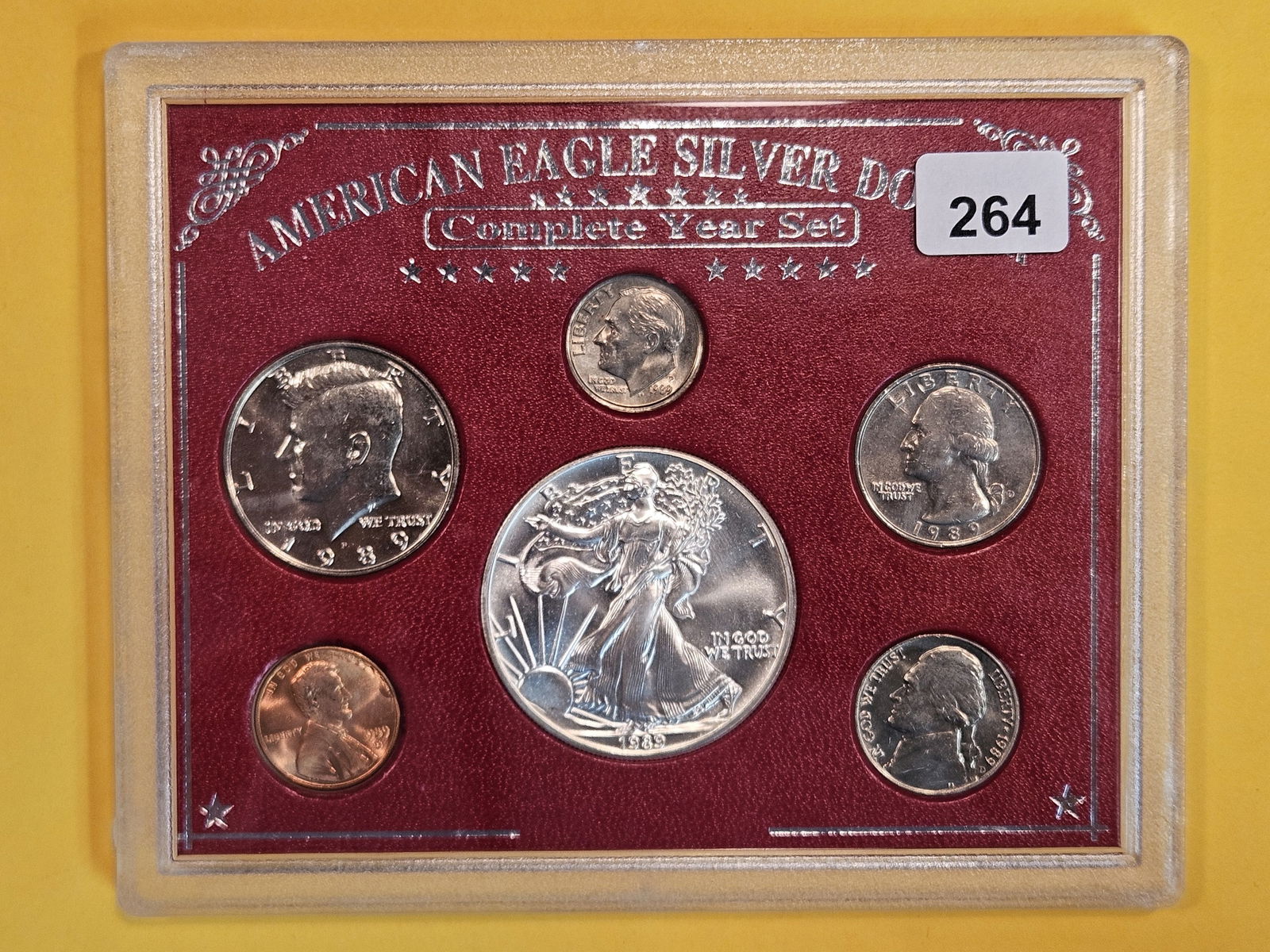 American Eagle Silver Dollar Complete Year Set (1 of 4)