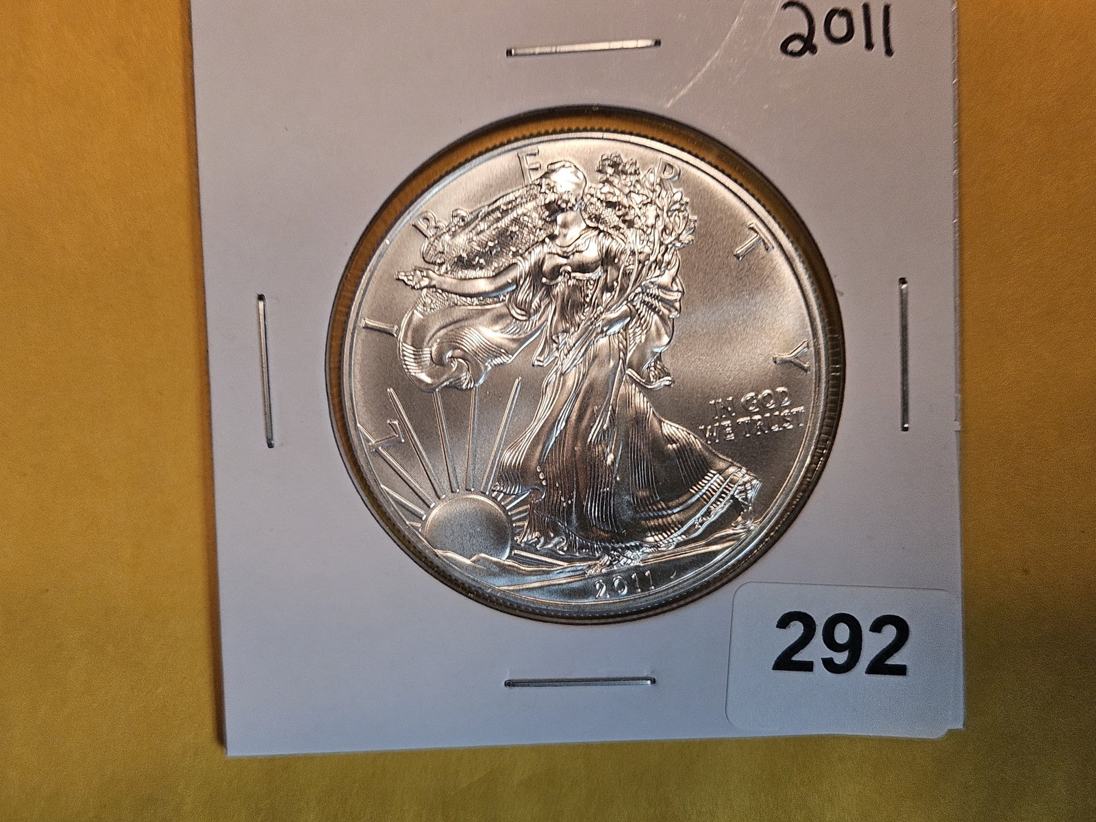 And last, but not least, a GEM BU 2011 ASE: Thanks all for another great auction. Have a blessed night, lovely week, and we'll see ya'll again next time