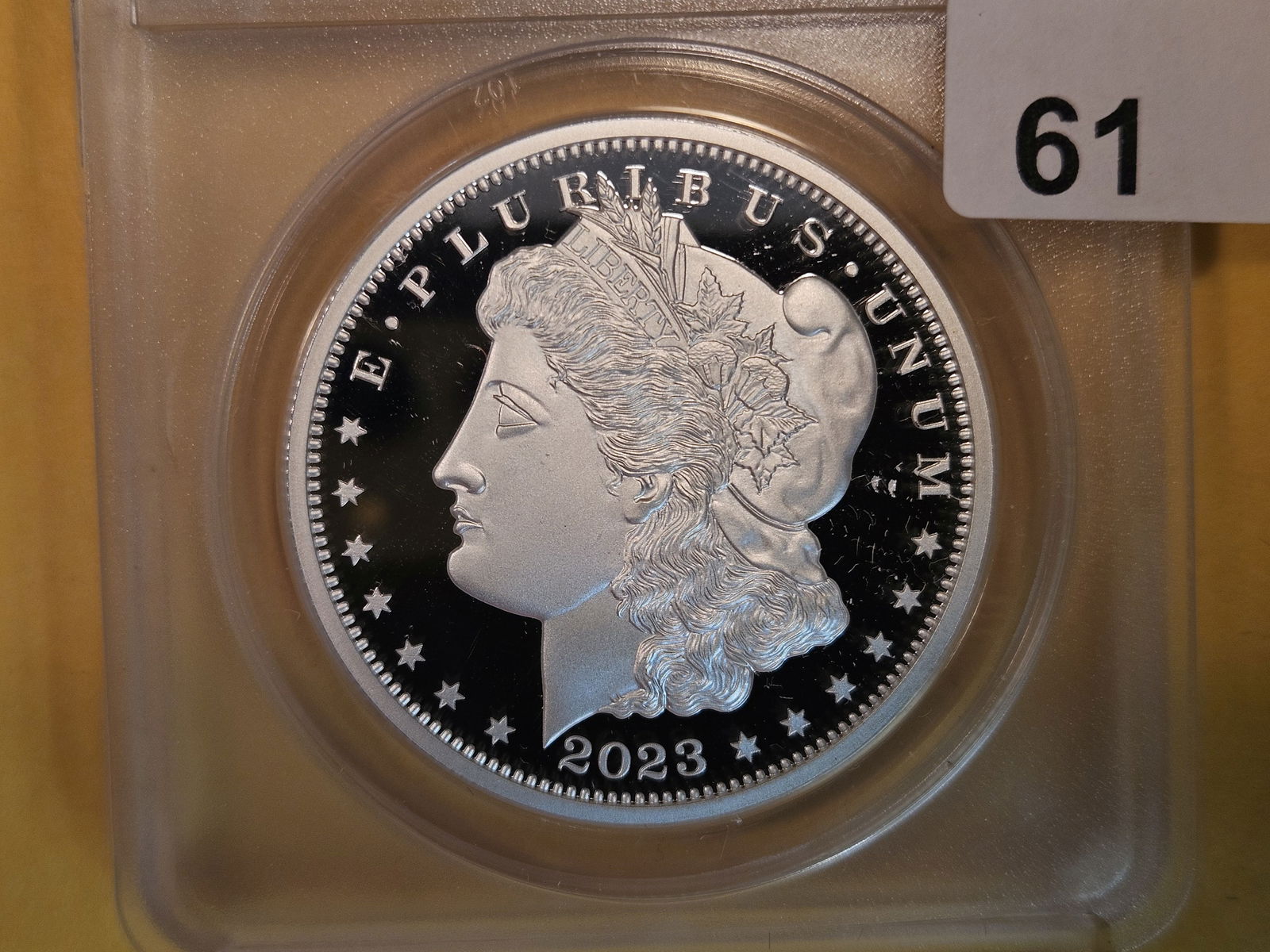PERFECT! ANACS 2023-S FIJI Privy Morgan Dollar in Proof 70 Deep Cameo (1 of 4)