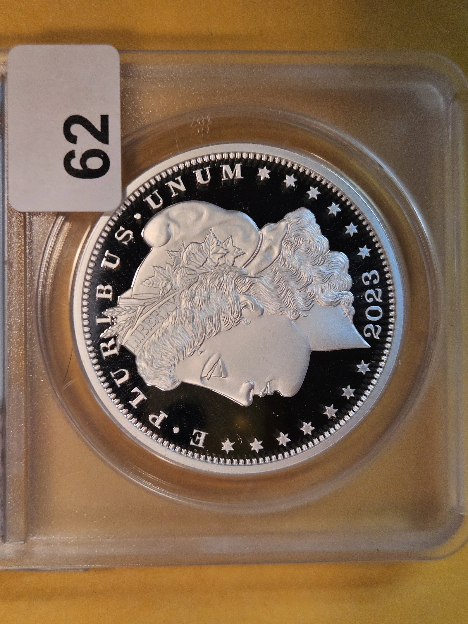 PERFECT! ANACS 2023-O FIJI Privy Morgan Dollar in Proof 70 Deep Cameo: Perfect Grade! First Strike coin