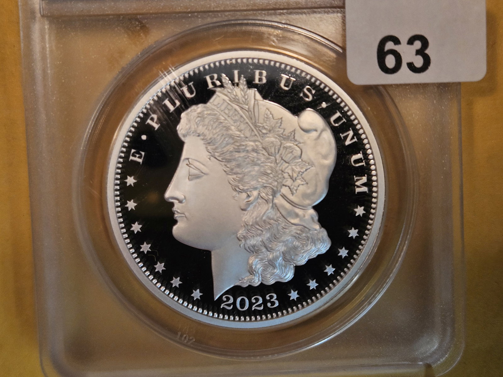 PERFECT! ANACS 2023-CC FIJI Privy Morgan Dollar in Proof 70 Deep Cameo: Perfect Grade! First Strike coin